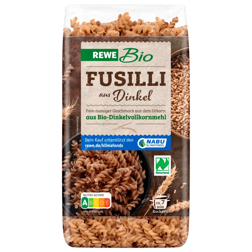 REWE Bio Fusilli Dinkel Urkorn-Pasta 500g